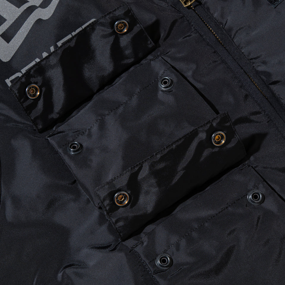 MA-1 2in1 フライトジャケット & ベスト Alpha Industries ロサンゼルス・ドジャース ブラック