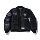 MA-1 2in1 フライトジャケット & ベスト Alpha Industries ロサンゼルス・ドジャース ブラック