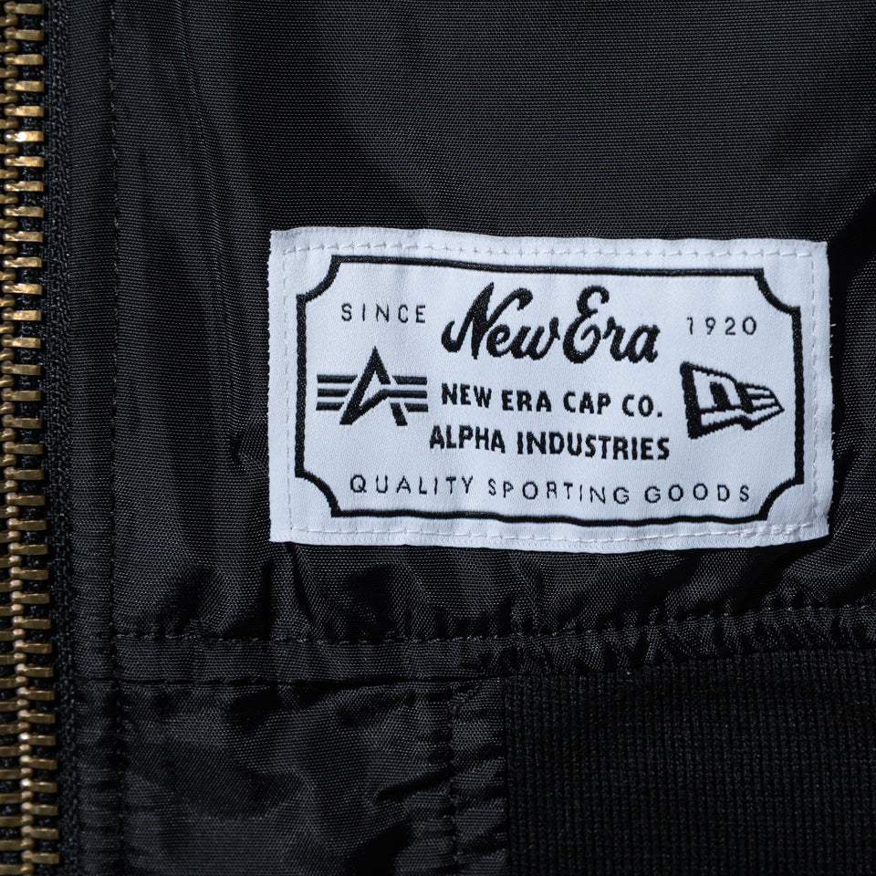 MA-1 2in1 フライトジャケット & ベスト Alpha Industries ロサンゼルス・ドジャース ブラック
