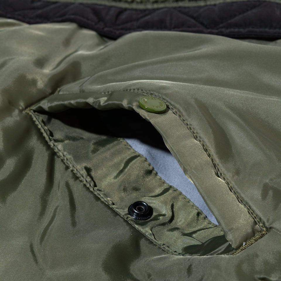 MA-1 2in1 フライトジャケット & ベスト Alpha Industries ロサンゼルス・ドジャース ブラック