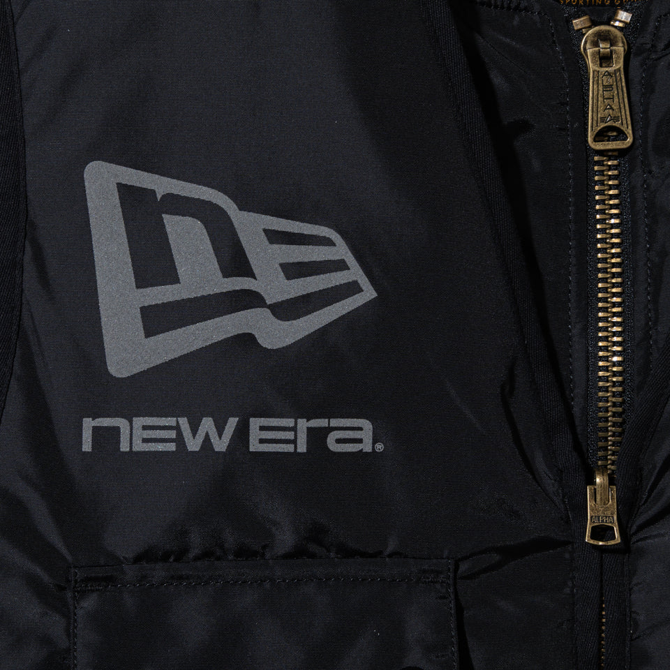 MA-1 2in1 フライトジャケット & ベスト Alpha Industries ロサンゼルス・ドジャース ブラック