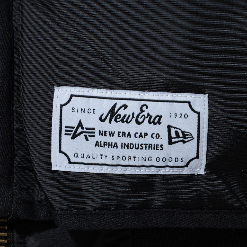 MA-1 2in1 フライトジャケット & ベスト Alpha Industries ロサンゼルス・ドジャース ブラック