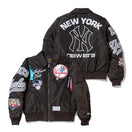 MA-1 フライトジャケット Alpha Industries ニューヨーク・ヤンキース ブラウン