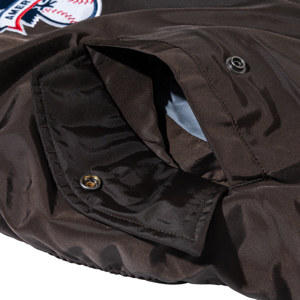 MA-1 フライトジャケット Alpha Industries ニューヨーク・ヤンキース ブラウン