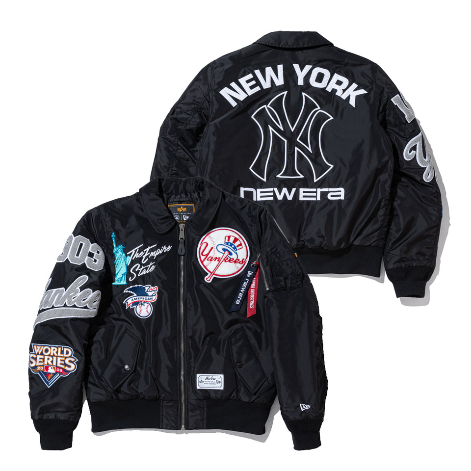 MA-1 フライトジャケット Alpha Industries ニューヨーク・ヤンキース ブラック