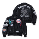 MA-1 フライトジャケット Alpha Industries ニューヨーク・ヤンキース ブラック