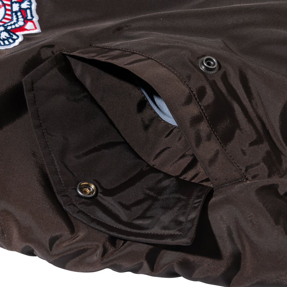 MA-1 フライトジャケット Alpha Industries ロサンゼルス・ドジャース ブラウン