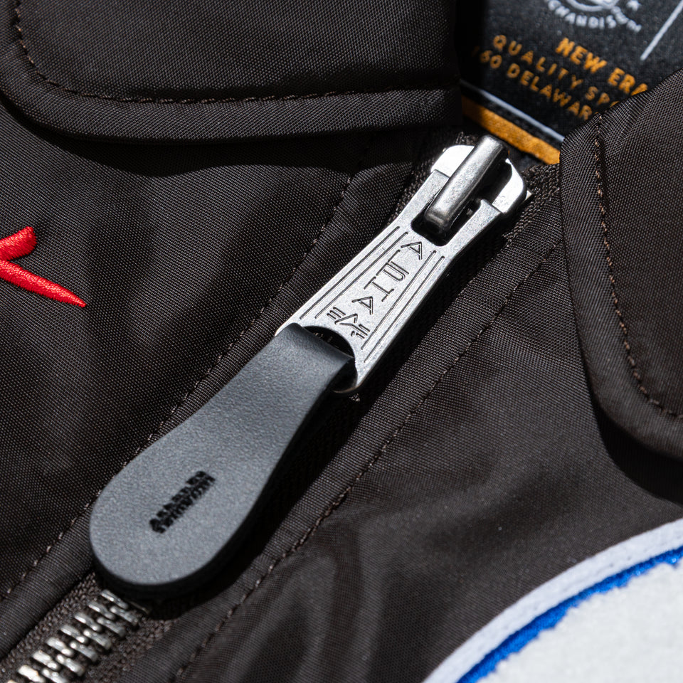 MA-1 フライトジャケット Alpha Industries ロサンゼルス・ドジャース ブラウン