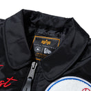 MA-1 フライトジャケット Alpha Industries ロサンゼルス・ドジャース ブラック