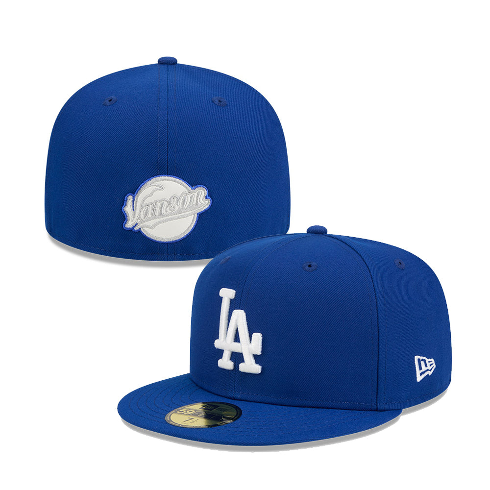 59FIFTY Vanson Leathers ロサンゼルス・ドジャース ダークロイヤル