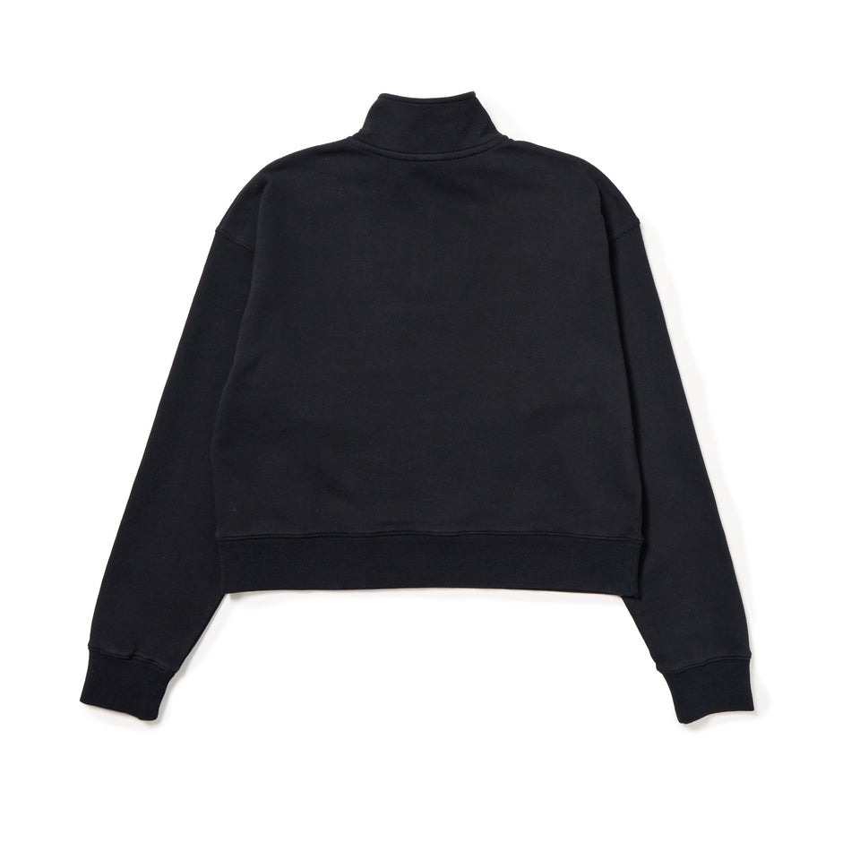 Women's スウェット ハーフジップ プルオーバーTonal Logo ブラック | NEW ERA ニューエラ公式オンラインストア