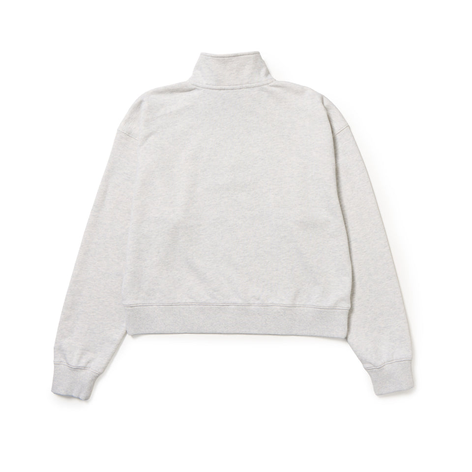 Women's スウェット ハーフジップ プルオーバーTonal Logo アッシュグレー | NEW ERA ニューエラ公式オンラインストア
