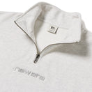 Women's スウェット ハーフジップ プルオーバーTonal Logo アッシュグレー | NEW ERA ニューエラ公式オンラインストア