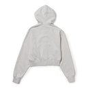 Women's クロップド スウェット フルジップ フーディー Raised Flag アッシュグレー | NEW ERA ニューエラ公式オンラインストア
