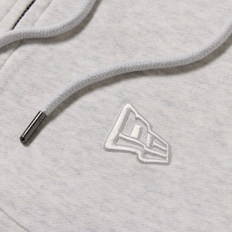 Women's クロップド スウェット フルジップ フーディー Raised Flag アッシュグレー | NEW ERA ニューエラ公式オンラインストア