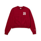 Women's スウェット クルーネック College Logo レッド | NEW ERA ニューエラ公式オンラインストア