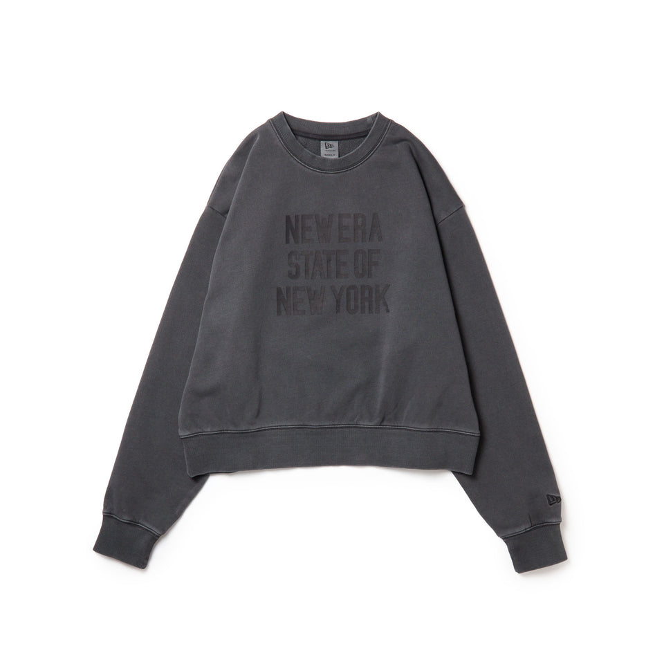 Women's スウェット クルーネック College Logo ダークグレー | NEW ERA ニューエラ公式オンラインストア