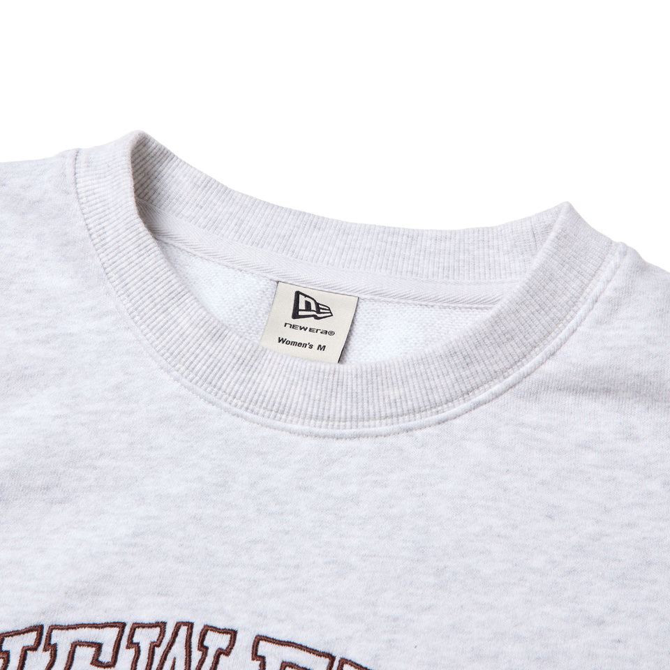 Women's スウェット クルーネック College Logo アッシュグレー | NEW ERA ニューエラ公式オンラインストア