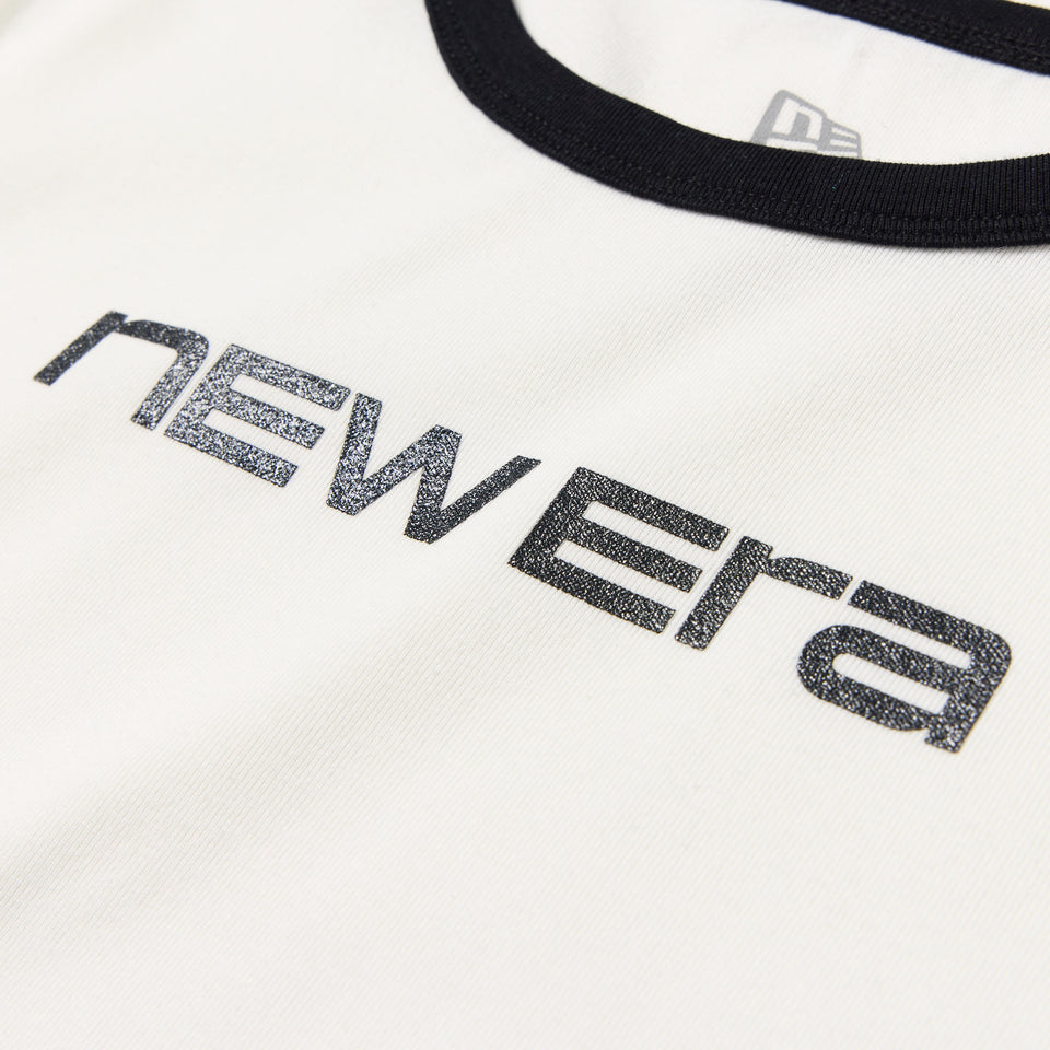 Women's 長袖 Tシャツ Glitter Logo グリッターロゴ オフホワイト | NEW ERA ニューエラ公式オンラインストア