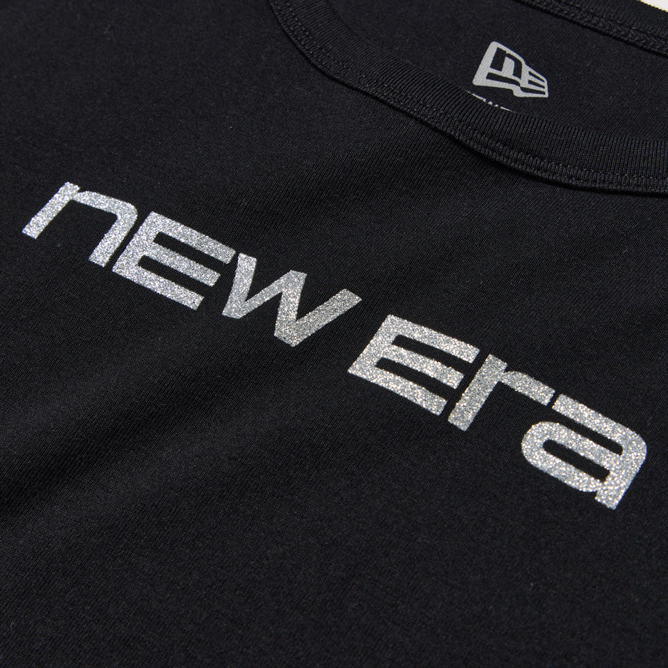Women's 長袖 Tシャツ Glitter Logo グリッターロゴ ブラック | NEW ERA ニューエラ公式オンラインストア