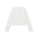 Women's 長袖 リブ Tシャツ Mini Script Logo オフホワイト | NEW ERA ニューエラ公式オンラインストア