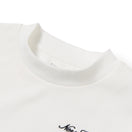 Women's 長袖 リブ Tシャツ Mini Script Logo オフホワイト | NEW ERA ニューエラ公式オンラインストア