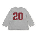Women's 長袖 オーバーサイズド Numbering Tシャツ 杢グレー | NEW ERA ニューエラ公式オンラインストア