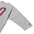 Women's 長袖 オーバーサイズド Numbering Tシャツ 杢グレー | NEW ERA ニューエラ公式オンラインストア
