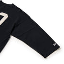 Women's 長袖 オーバーサイズド Numbering Tシャツ ブラック
