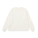 Women's 長袖 オーバーサイズド ガーメントダイ コットン Tシャツ アイボリー | NEW ERA ニューエラ公式オンラインストア
