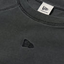Women's 長袖 オーバーサイズド ガーメントダイ コットン Tシャツ ダークグレー | NEW ERA ニューエラ公式オンラインストア