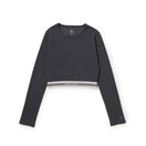 Women's 長袖 クロップド リブ Tシャツ Jaq Tape ジャックテープ グラファイト | NEW ERA ニューエラ公式オンラインストア
