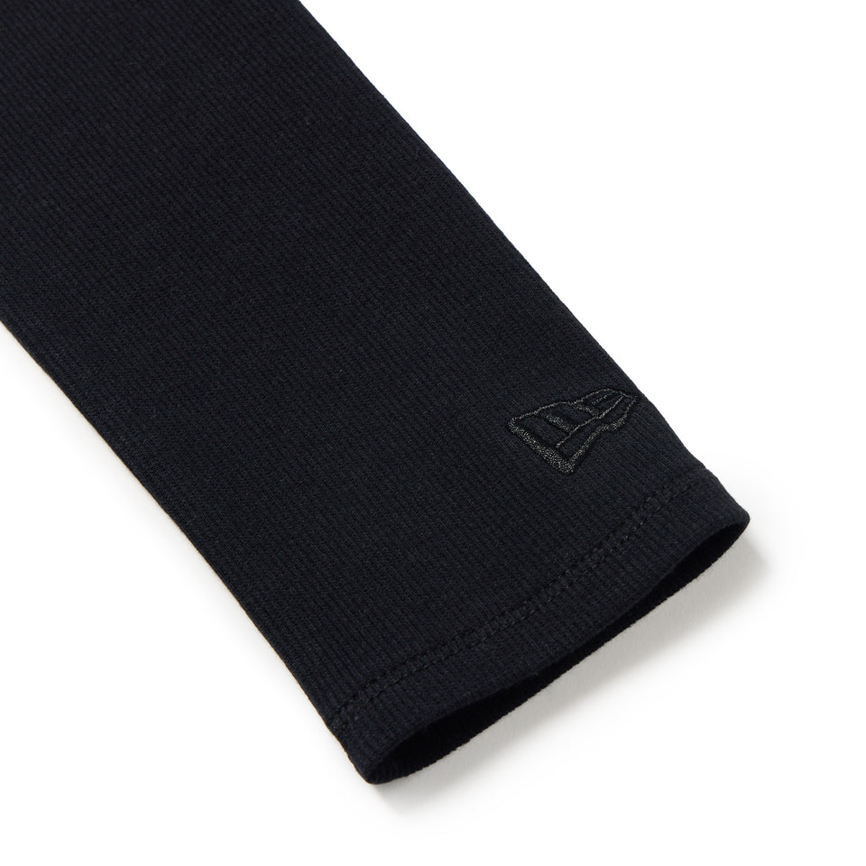 Women's 長袖 クロップド リブ Tシャツ Jaq Tape ジャックテープ ブラック | NEW ERA ニューエラ公式オンラインストア