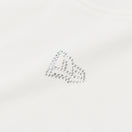 Women's 長袖 クロップド Tシャツ Rhinestone ラインストーン フラッグロゴ オフホワイト | NEW ERA ニューエラ公式オンラインストア