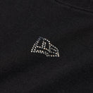 Women's 長袖 クロップド Tシャツ Rhinestone ラインストーン フラッグロゴ ブラック | NEW ERA ニューエラ公式オンラインストア