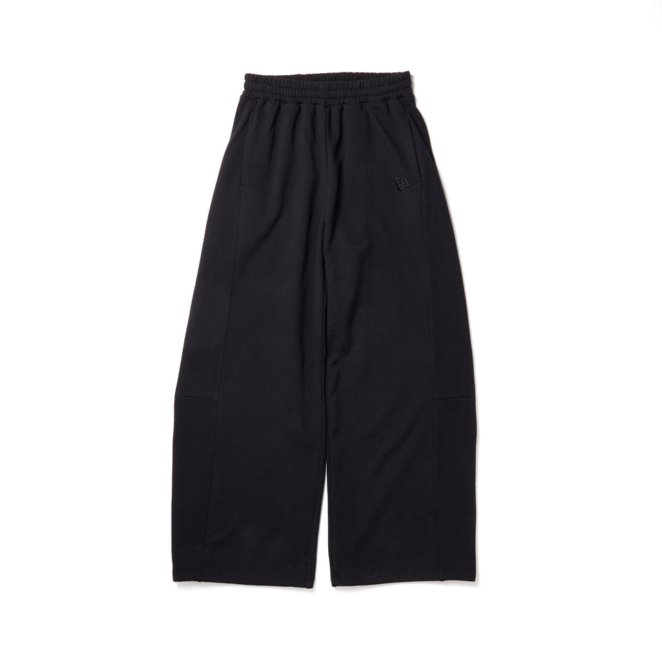 Women's カーブド スウェットパンツ Raised Flag ブラック | NEW ERA ニューエラ公式オンラインストア