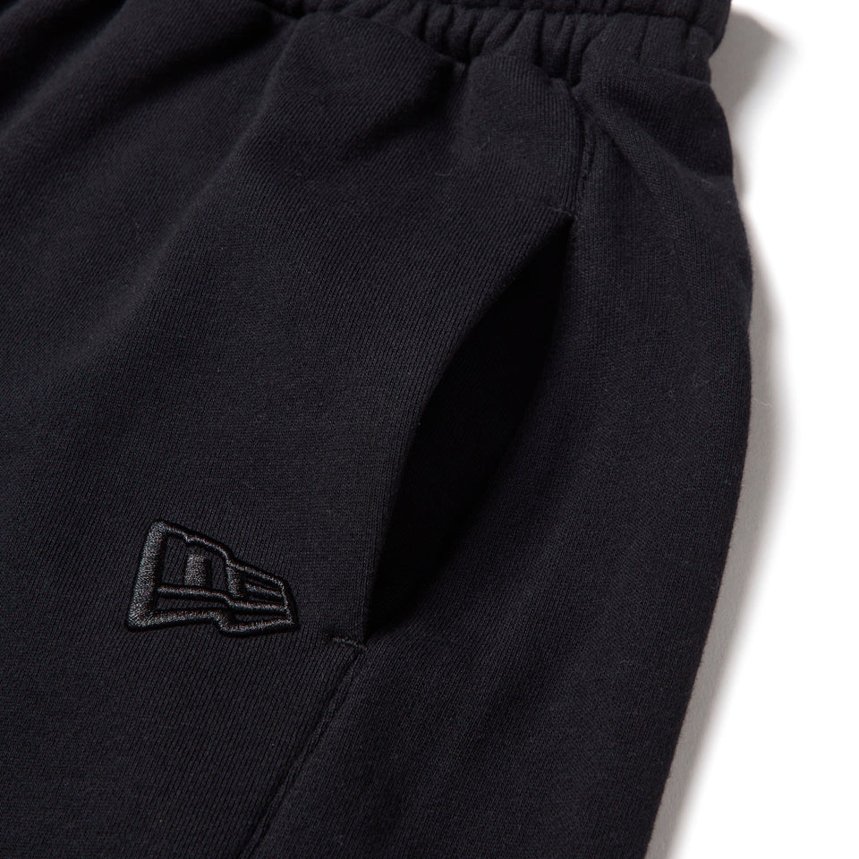 Women's カーブド スウェットパンツ Raised Flag ブラック | NEW ERA ニューエラ公式オンラインストア