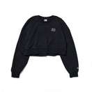 Women's クロップド スウェット クルーネック ブラック | NEW ERA ニューエラ公式オンラインストア