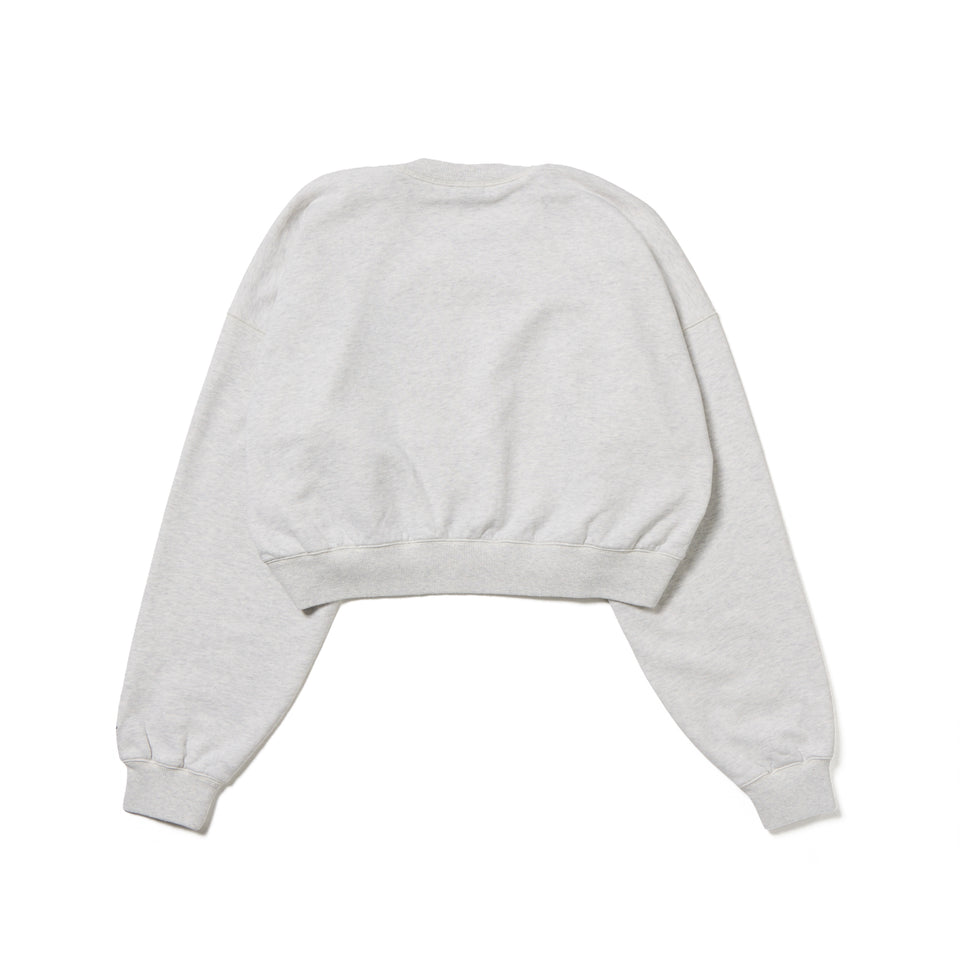 Women's クロップド スウェット クルーネック アッシュグレー | NEW ERA ニューエラ公式オンラインストア