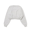 Women's クロップド スウェット クルーネック アッシュグレー | NEW ERA ニューエラ公式オンラインストア