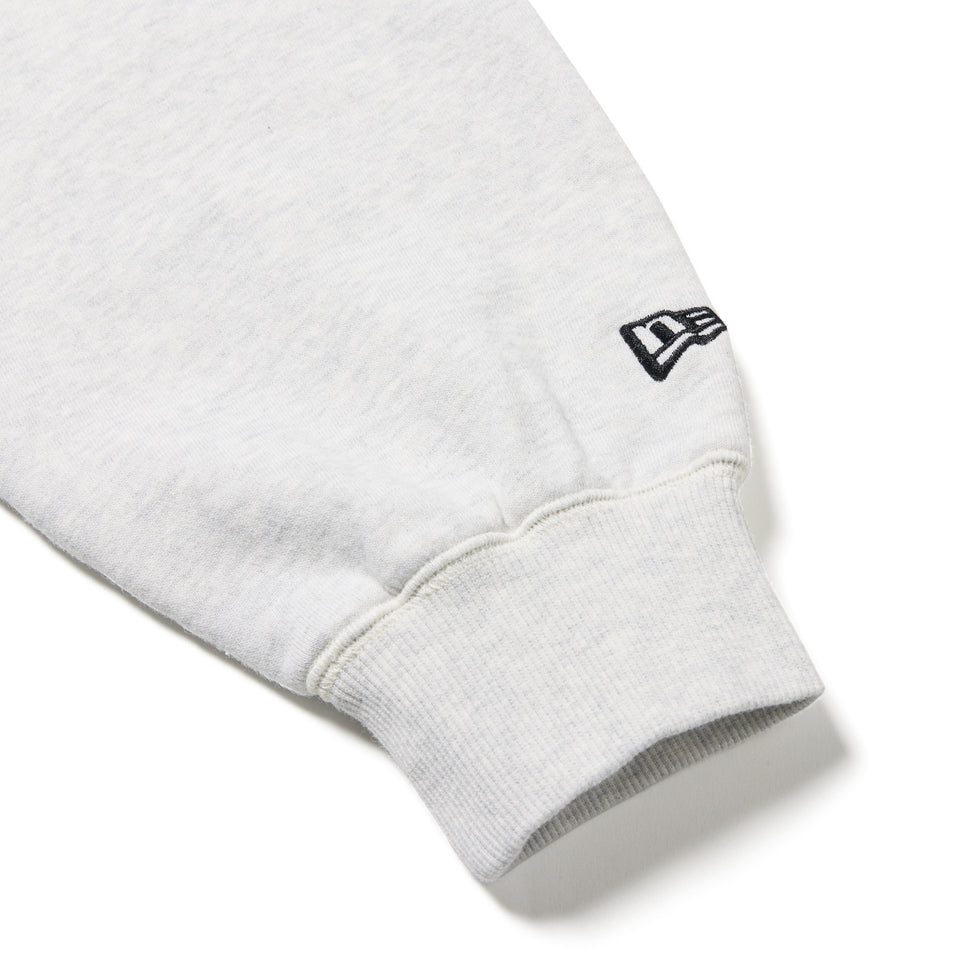 Women's クロップド スウェット クルーネック アッシュグレー | NEW ERA ニューエラ公式オンラインストア