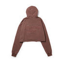 Women's クロップド スウェット カットオフ フーディー NEW ERA 1920 ブラウン | NEW ERA ニューエラ公式オンラインストア