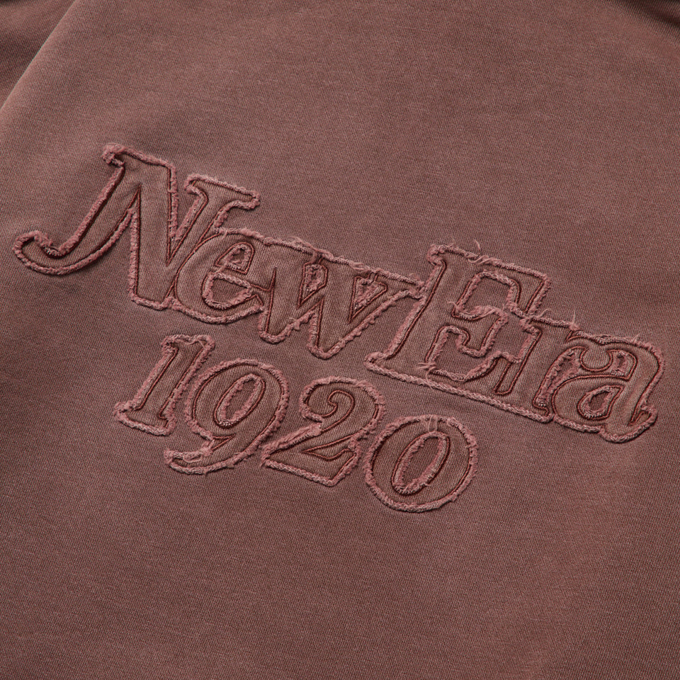 Women's クロップド スウェット カットオフ フーディー NEW ERA 1920 ブラウン | NEW ERA ニューエラ公式オンラインストア
