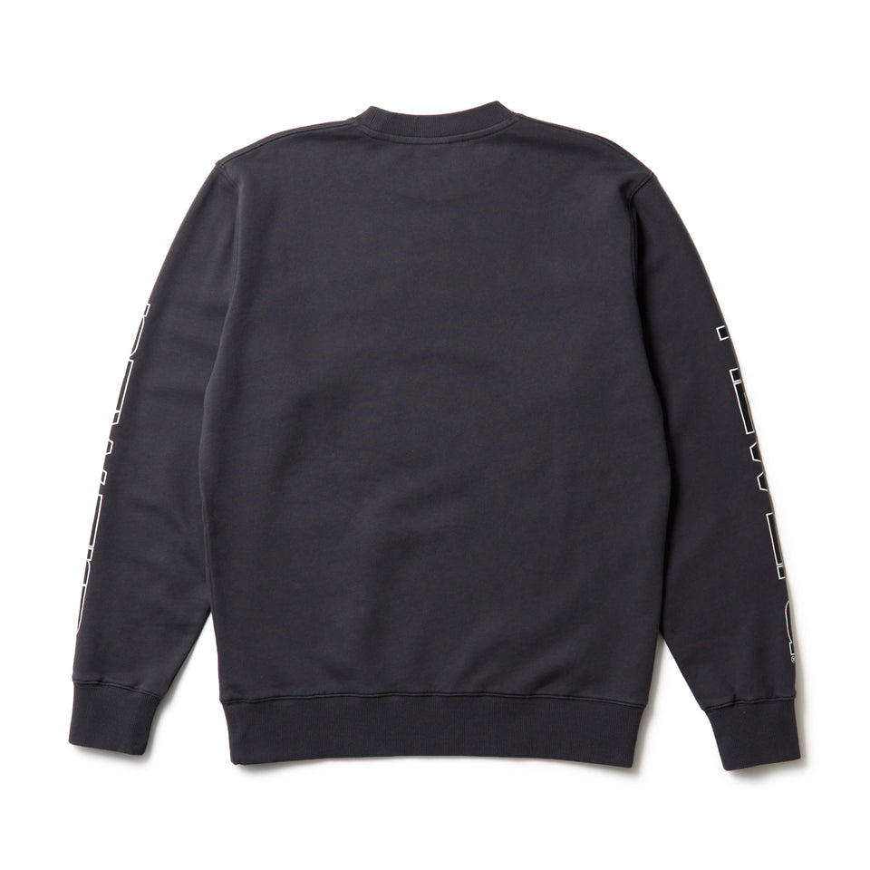 スウェット クルーネック Brand Name Logo グラファイト | NEW ERA ニューエラ公式オンラインストア