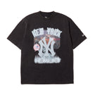 半袖 ウォッシュドコットン Tシャツ Flame ニューヨーク・ヤンキース ブラック | NEW ERA ニューエラ公式オンラインストア