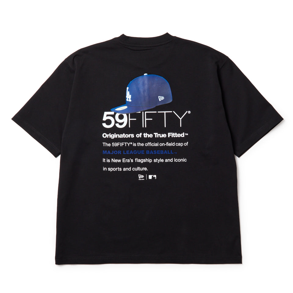 半袖 オーバーサイズド コットン Tシャツ Cap Photo ロサンゼルス・ドジャース ブラック | NEW ERA ニューエラ公式オンラインストア