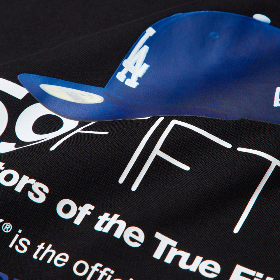 半袖 オーバーサイズド コットン Tシャツ Cap Photo ロサンゼルス・ドジャース ブラック | NEW ERA ニューエラ公式オンラインストア