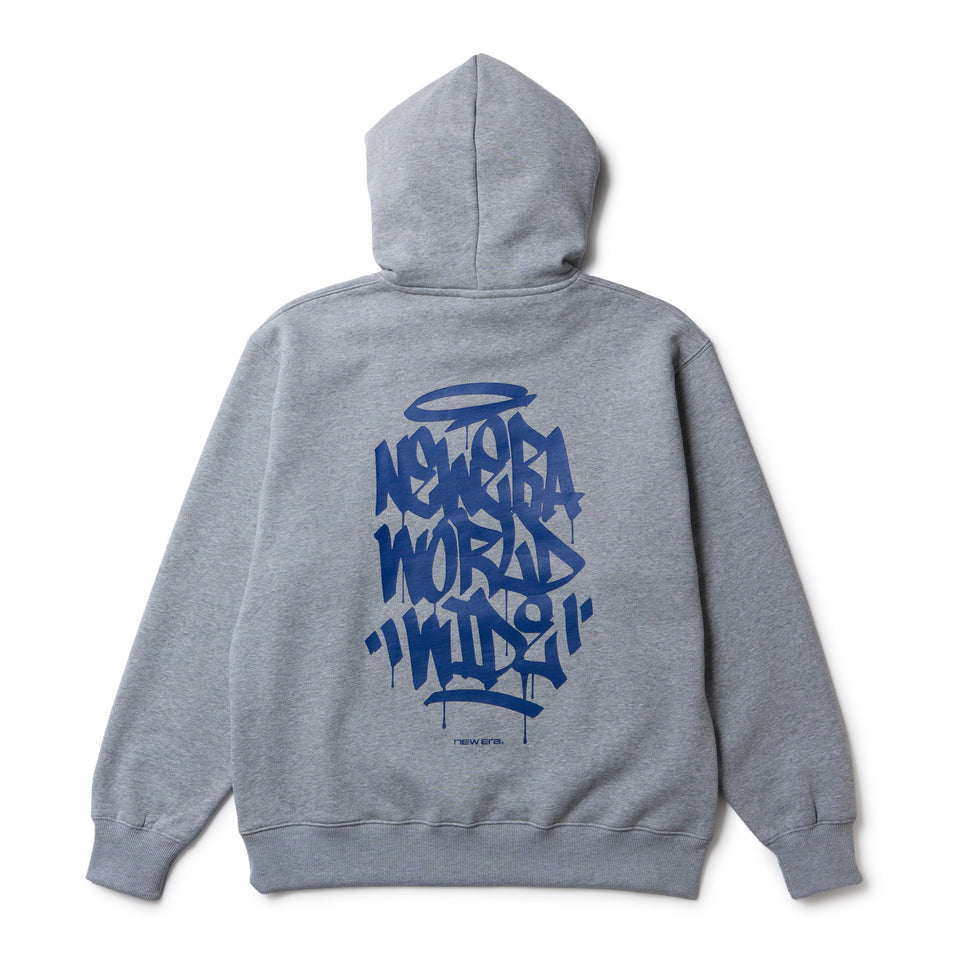 オーバーサイズド スウェット プルオーバー フーディー Tagging Logo ヘザーグレー | NEW ERA ニューエラ公式オンラインストア
