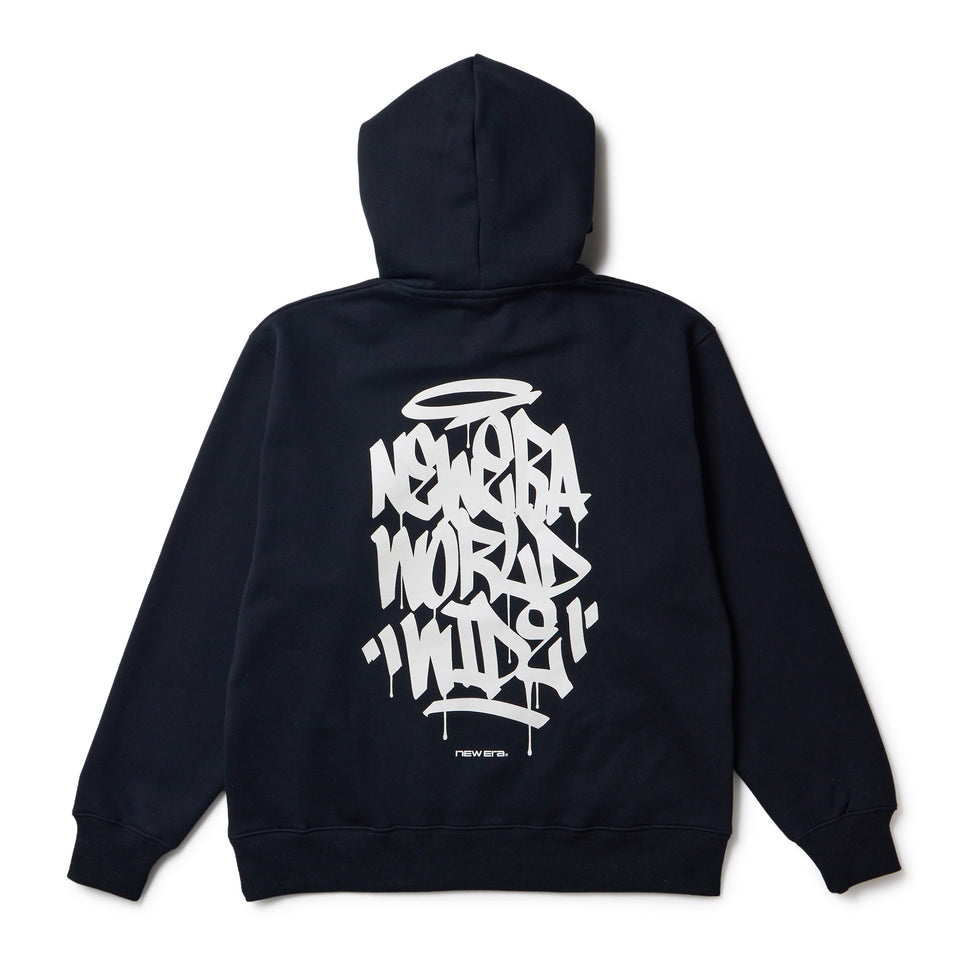 オーバーサイズド スウェット プルオーバー フーディー Tagging Logo ブラック | NEW ERA ニューエラ公式オンラインストア