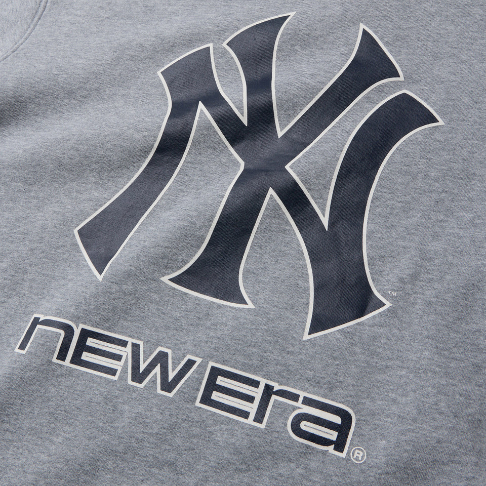 オーバーサイズド スウェット プルオーバー フーディー ニューヨーク・ヤンキース ヘザーグレー | NEW ERA ニューエラ公式オンラインストア